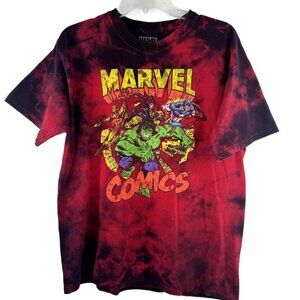 Marvel Red & Black Tee Size:M